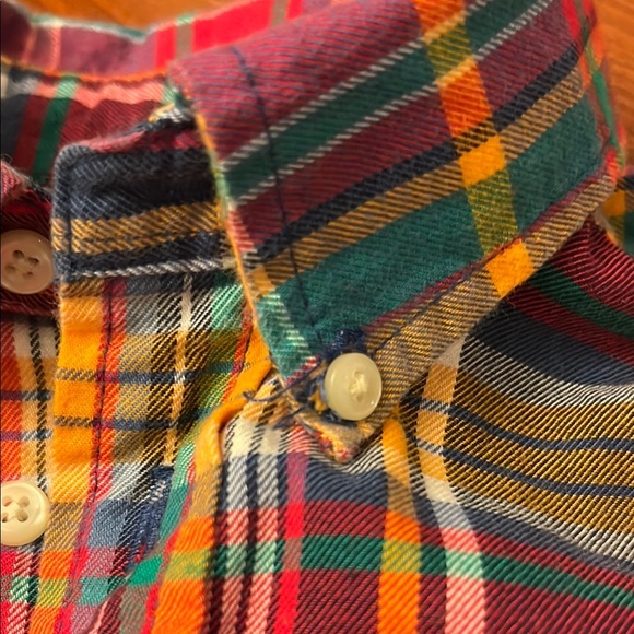 Ralph Lauren Boys Plaid Shirt Button Down Long Sleeve 3/3T - Picture 6 of 7